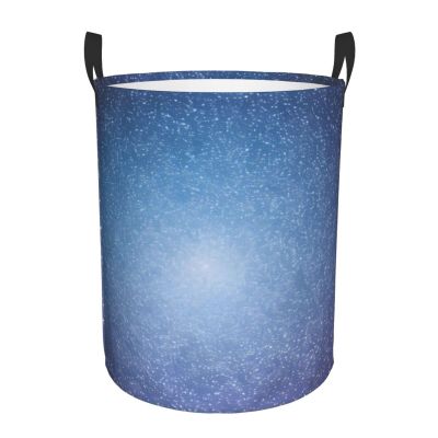 Xmas Tree Ball Stars Large Laundry Hampers, Collapsible Tall Clothes Baskets, Washing Bag For Bathroom, Bedrooms