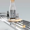 304 Stainless Steel Spice Rack, Spice Rack With Hooks, Kitchen Utensil Hanger Mugs Storage Shelf, Seasoning Jar Organizer, Bathroom Shelf Shower Caddy Rack,Wall Mounted Spice Rack, 41.5CM Spice Racks view 3