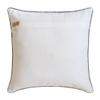 The HomeCentric Decorative Throw Pillow Cases Grey 14"x14" (35x35 cm) Cotton Printed & Quilted Cushion Covers for Sofa, Abstract Modern - Optic Gaze view 3