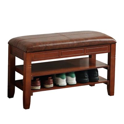 Chicken Shoe Bench Light Luxury Shoe Changing Stool Sitting Stool Integrated Home Door Bench Wearing Shoe Stool Entering The Door Stool Shoe Shelf for Entryway (Color : A, Size : S 80cm)