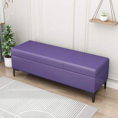SAZDFY Pu Leather Storage Bench, Upholstered Bed of End Bench Classic Shoe Bench, Luxury Ottoman Bench Footstool with Storage for Living Room, Entryway, Hallway, Support 330lbs