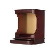 Temple for Home Buddhist Cabinet Wall Mounted Modern and Minimalist Worship of The God of Wealth, Guanyin, Elevated Buddha Platform Puja Mandir for Home view 1