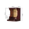 Temple for Home Buddhist Cabinet Wall Mounted Modern and Minimalist Worship of The God of Wealth, Guanyin, Elevated Buddha Platform Puja Mandir for Home view 2