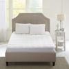 Oakestry 3M Protector Stain Resistant Bed Cover with Topper Moisture Wicking Hypoallergenic Polyester Filling and Deep Pocket, Twin XL, Highline White view 1