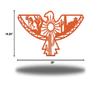 Riverside Designs Aztec Eagle Southwest Metal Wall Art Outdoor Decor | Heavy-duty and Waterproof | Made in USA (Coral, 36" L x 19.25" W) view 2