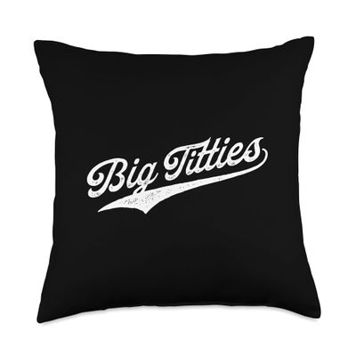 Big Titties Throw Pillow