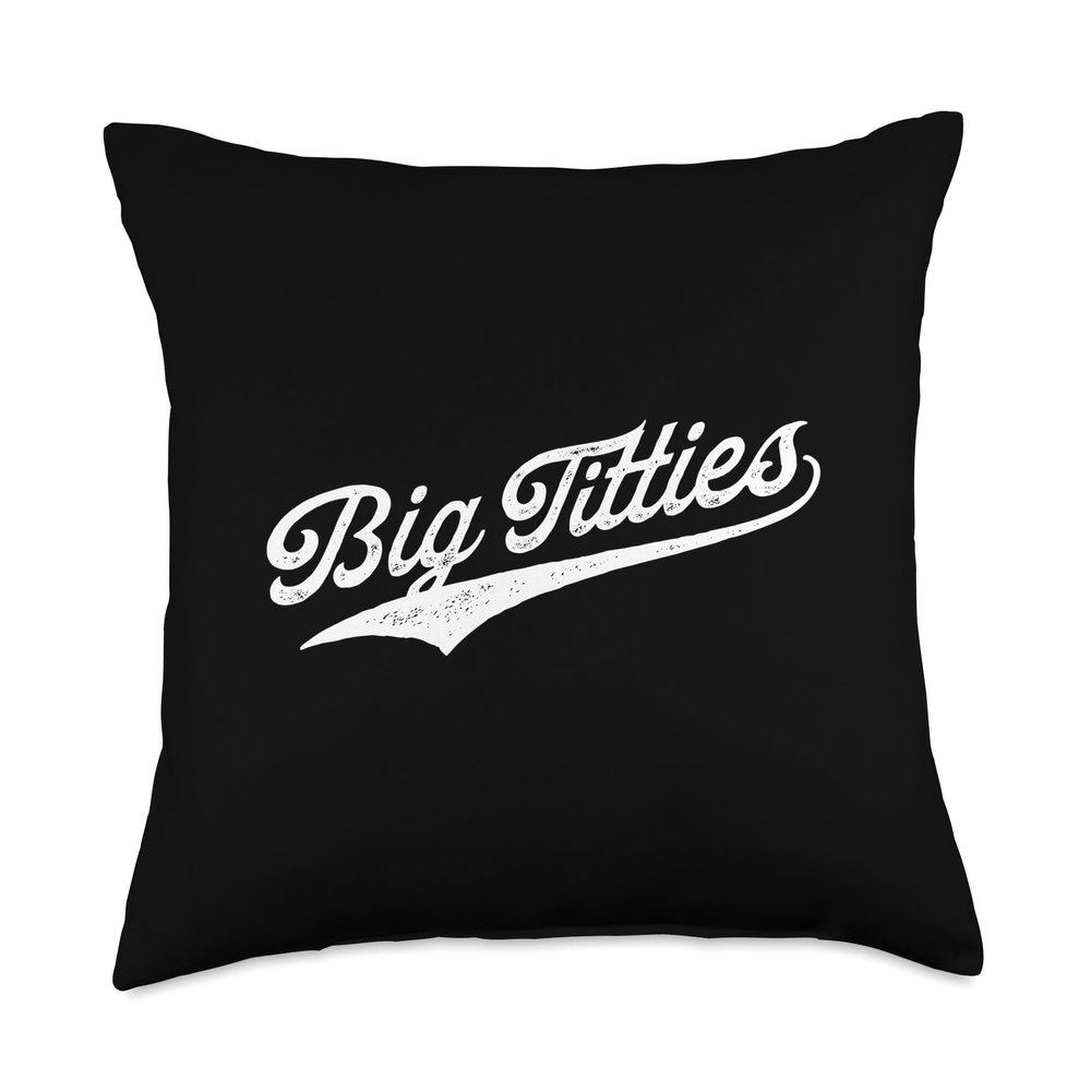 Big Titties Throw Pillow