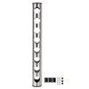 Vertical Wine Rack Wall Wine Holder, Stainless Steel Wall Mounted Vertical Red Wine Bottle Holder Rack for Household Bar Supplies (Stainless steel 8 holes) view 1