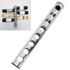 Vertical Wine Rack Wall Wine Holder, Stainless Steel Wall Mounted Vertical Red Wine Bottle Holder Rack for Household Bar Supplies (Stainless steel 8 holes) view 3