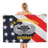 82nd Airborne Division Us Paratrooper Army Veteran Beach Towel Absorbent Bathroom Towels Microfiber Beach Towels Oversized Super 32x52 Inch view 2