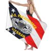 82nd Airborne Division Us Paratrooper Army Veteran Beach Towel Absorbent Bathroom Towels Microfiber Beach Towels Oversized Super 32x52 Inch view 3