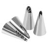 Cake Piping Nozzles, 7Pcs Cake Icing Cake Piping Stainless Steel Cake Icing Tips DIY Pastry Fondant Cream Icing Piping Rose Nozzle Decorating Tools view 1
