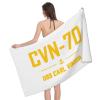 Cvn-70 USS Carl Vinson Beach Towel Absorbent Bathroom Towels Microfiber Beach Towels Oversized Super 32x52 Inch view 1