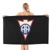 82d Airborne Division Recondo Pocket Patch Beach Towel Absorbent Bathroom Towels Microfiber Beach Towels Oversized Super 32x52 Inch view 2