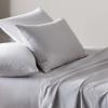 AHJ Beddings 600 Thread Count King Size 5 Piece Comforter Set with 28 inch Deep Pocket Sheet Set and 500GSM Comforter, 100% Egyptian Cotton - Silver Grey Solid view 4