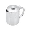 Milk Frothing Pitcher, Stainless Steel Espresso Steaming Cup with Lid Coffee Latte Milk Jug Cup for Home Cafe Bar (350ml) view 1