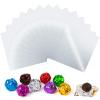 Aluminum Foil Candy Wrappers - Chocolate Wrapping Paper 300pcs Wrapper Homemade Chocolate Bar DIY Packaging for Party Wedding Birthday Valentine Christmas Accessories Square 3.15Inch Silver view 1