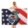 Army Special Forces 11th Special Forces Group Beach Towel Absorbent Bathroom Towels Microfiber Beach Towels Oversized Super 32x52 Inch view 2