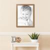 ArtToFrames 19x25 Inch Silver Picture Frame, This 1.50 Inch Custom Poster Frame is Silver Victorian Emboss - Comes with Economy Acrylic and Corrugated Backing (2WOMOMA76266-19x25) view 2