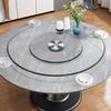 Tempered Glass Lazy Susan Turntable for Dining Table Countertop,360 Swivel Dining Table Serving Tray,Transparent Rotating Tray with Silent Bearing Centerpieces,for Spice Rack Table Cake Kitchen (Col view 2
