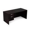 Kai by i5 Commercial 36" x 71" Desk with Single Hanging Pedestal D3671P-3 - Espresso view 1