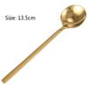 LUNIZ Soup Spoons Dessert Spoons Round Shape Coffee Spoon Mini Teaspoons Sugar Dessert Spoon Ice Cream Soup Spoon Kitchen Tea Spoons view 2