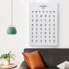 Hindi Alphabet Poster, Hindi Varnamara Black And White Wall Home & School Education Poster, Room Aes Canvas Painting Wall Art Poster for Bedroom Living Room Decor 20x30inch(50x75cm) Unframe-style view 4