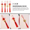 ABOOFAN 4pcs Chinese Year Pendants Festive Dragon Decorations for Spring Festival Traditional Hanging Ornaments for Home Office view 3