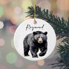 Bear Ceramic Ornament Christmas, Personalized Name Animal Lover Ornament Gift for Xmas Birthday Dad Mom, Unique Bear Animal Ceramic Ornaments, Customized Animal Christmas Ornament Decorations Gifts view 3