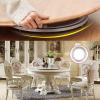 Aluminium Alloy Turntable Bearing, Heavy Duty Swivel Turntable Lazy Susan Rotating Bearing Turntable Round Dining Table Smooth Swivel Plate Hardware, Round Rolling Rotary Bearing Swivel Plate Aluminiu view 3