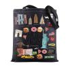 BWWKTOP New York Canvas Tote Bag New York Souvenir Gift New York Grocery Bag New York Travel Gifts New Yorker Shopping Bag (New York BL TG) view 1