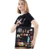BWWKTOP New York Canvas Tote Bag New York Souvenir Gift New York Grocery Bag New York Travel Gifts New Yorker Shopping Bag (New York BL TG) view 2