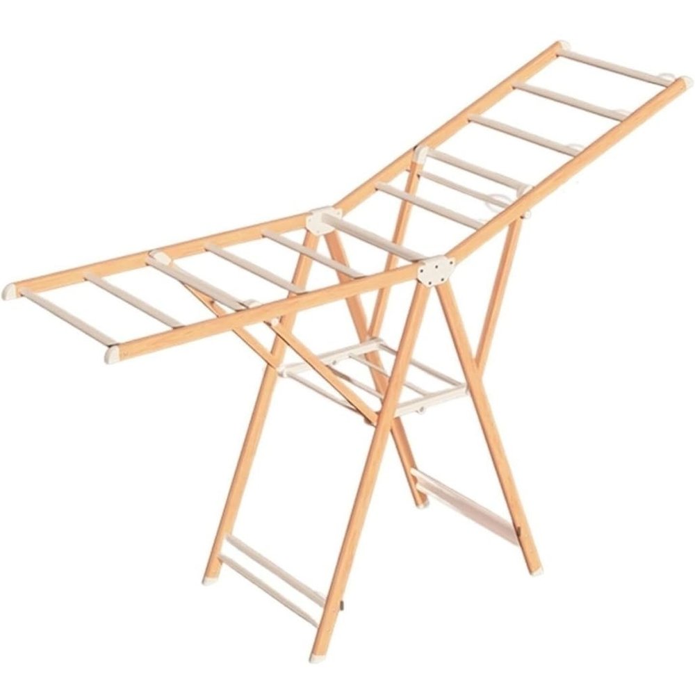 Laundry Rack Clothes Drying Rack Clothes Airer Freestanding Aluminum Clothes Drying Rack Folding Drying Rack For Indoor Outdoor Height-Adjustable Laundry Rack Clothing Drying Rack Clothes Dryer Rack (