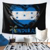 Honduras Flag Tapestry Wall Hanging, Art Wall Decoration Tapestry, Tapestry For Bedroom Living Room Dorm Home Decoration 80x60in view 1