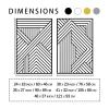 Line Wall Art, Metal Wall Art, Minimalist Metal Wall Art, Geometric Metal Wall Decor, Abstract Metal Art, Modern Wall Art, Metal Line Art, Interior Decoration, Housewarming Gift (Silver, 48 x 37 inch / 121 x 93 cm) view 4