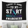 Prevention Suicide Awareness Tapestry Wall Hanging, Art Wall Decoration Tapestry, Tapestry For Bedroom Living Room Dorm Home Decoration 80x60in view 2