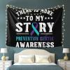 Prevention Suicide Awareness Tapestry Wall Hanging, Art Wall Decoration Tapestry, Tapestry For Bedroom Living Room Dorm Home Decoration 80x60in view 4