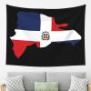 Dominican Republic Flag Tapestry Wall Hanging, Art Wall Decoration Tapestry, Tapestry For Bedroom Living Room Dorm Home Decoration 80x60in view 2