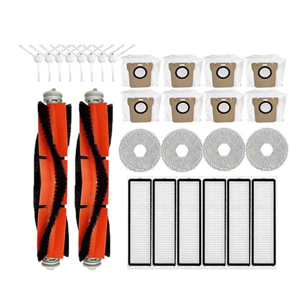 Compatible With Mijia B101CN Accessories Main Side Brush Filter Mop Dust Bag Robot Vacuum Cleaner Replacement Parts High Guality