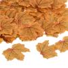 PATIKIL Artificial Leaves, 300 Pcs Fall Maple Autumn Fake Leaf for Wedding Party Thanksgiving Halloween Decoration, Red Yellow view 1