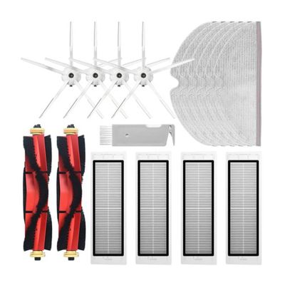 ORCOW Mop Cloth HEPA Filter Side/Main Brush Compatible with Xiaomi Roborock S5 Max S6 MaxV Robot Vacuum Cleaner Accessories Spare Parts Kit