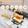 Double-Sided Stove Top Sandwich Baking Pan,Hot Dog Toaster,Nonstick Sandwich Maker Kitchen Pie Iron Press Sandwich Maker for Breakfast Pancakes Omelets Frittatas Toast view 4