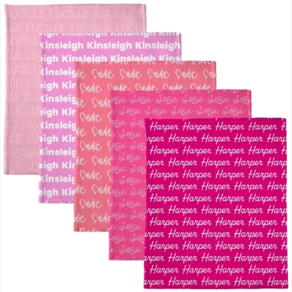 Custom Blanket with Name Personalized Name Throw Blanket Personalized Blanket with Name Blankets with Names on Them (70 * 86in 180x220cm)