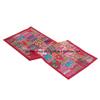 Treen Art New Linen Table Runner Ethnic 100% Cotton Embroidered Handcrafted Home Decor Long Patchwork Dining Table Cloth (Pink, 20" W x 80" L) view 3