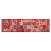 Treen Art New Linen Table Runner Ethnic 100% Cotton Embroidered Handcrafted Home Decor Long Patchwork Dining Table Cloth (Red, 12" W x 60" L) view 1