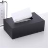 HEXEH Multifunctional Tissue Box Holder Acrylic Paper Drawer, Living Room Meeting Room Minimalist Paper Drawer, Black Tissue Drawer Decorative Napkin Holder (Size : L) view 3