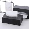 HEXEH Multifunctional Tissue Box Holder Acrylic Paper Drawer, Living Room Meeting Room Minimalist Paper Drawer, Black Tissue Drawer Decorative Napkin Holder (Size : L) view 4