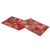 Treen Art New Linen Table Runner Ethnic 100% Cotton Embroidered Handcrafted Home Decor Long Patchwork Dining Table Cloth (Red, 40" W x 60" L) view 3