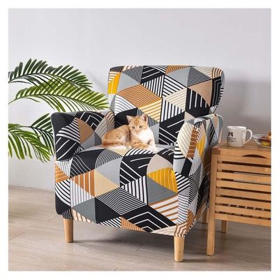 XMAYODS Stretch Club Chair Slipcover, Barrel Chair Covers for Living Room and Bedroom, Tub Chair Slipcover Washable Armchair Cover Furniture Protector for Home Decor (Color : A6)