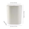 GLigeT Garbage Can Plastic Slim Trash Can Wastebasket with Lid Kitchen Bathroom Toilet Narrow Seam Garbage Container Bin Trash Bin (Color : B) view 2